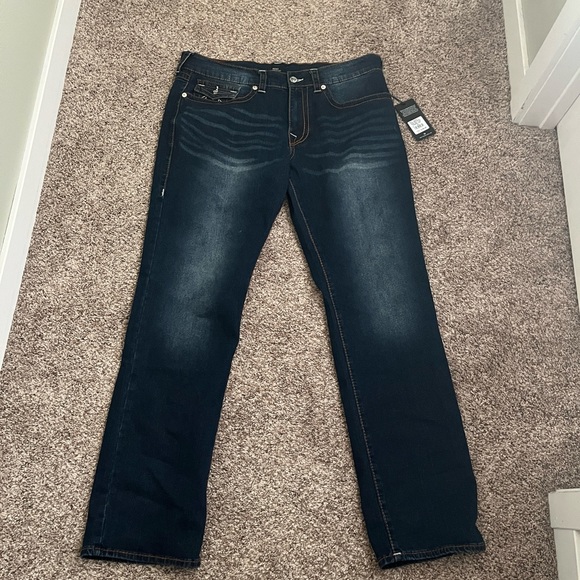 NEW “DARK GLACIAL RICKY BIG T FLAPS” true religion jeans. - Picture 6 of 6